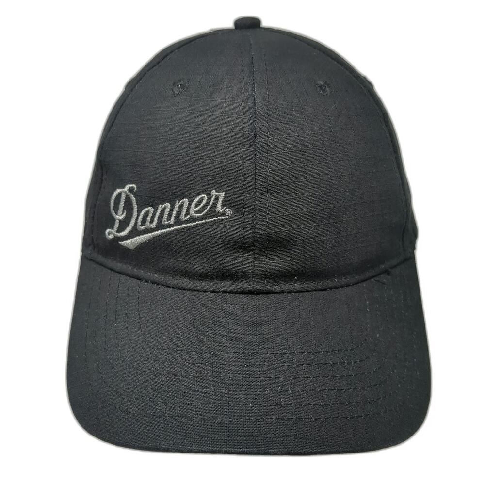 Danner Baseball Cap Black One Size Strapback Logo Adjustable Outdoor Gear Hat